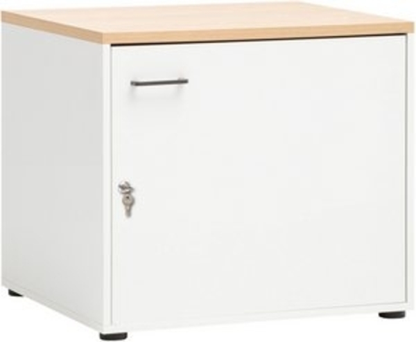 Schildmeyer Mehrzweckschrank abschließbar Solea 158844, weiß matt, 67,1 x 60 x 60 cm Bild 4