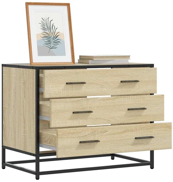 vidaXL Schubladenschrank Sonoma-Eiche 70x41x56 cm Holzwerkstoff 849075