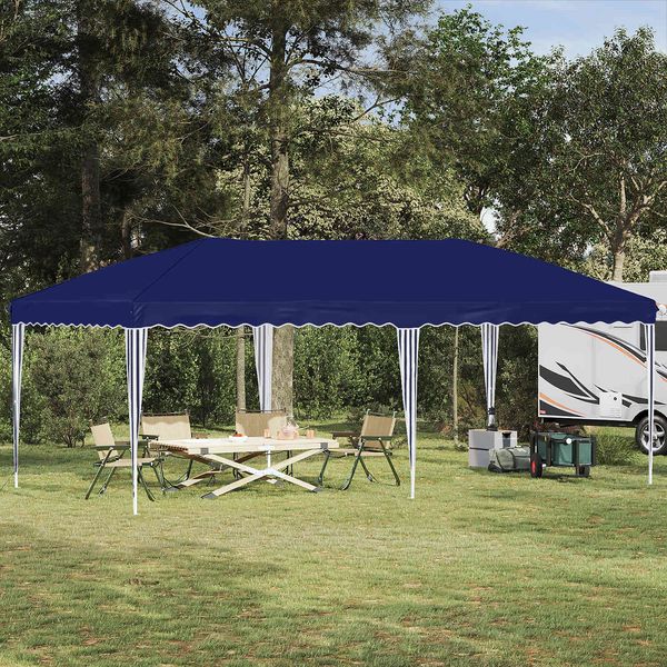 vidaXL Pop-up Partyzelt 575 x 290 x 245 cm Blau 42019780