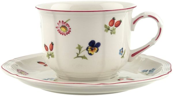 Villeroy & Boch Petite Fleur Frühstückstasse mit Untertasse 260 ml