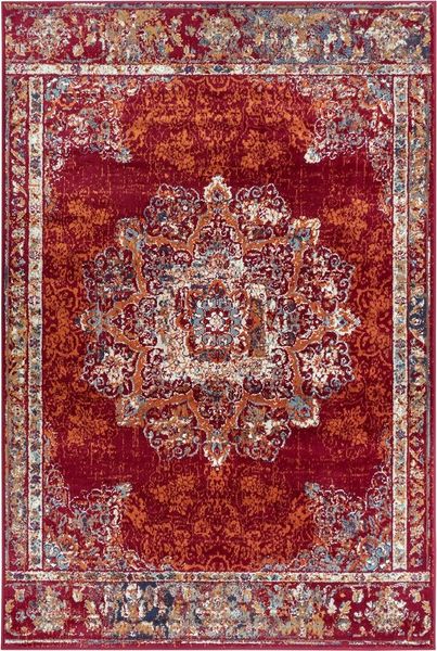 HANSE Home 'Maderno' Teppich, rechteckig, Höhe: 8 mm, Orientalisch, Kurzflor, Rot, 120 x 170 cm (Rechteckig)