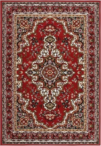 my home Teppich Oriental, Made in Belgium, rechteckig, Höhe: 7 mm, Orient-Optik, mit Bordüre, Teppich, Kurzflor, Weich, Kundenliebling
