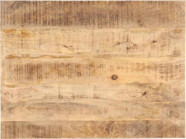 vidaXL Tischplatte Massivholz Mango 25-27 mm 80x60 cm 286022