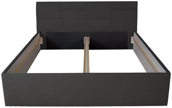 Halmon Schlafkomfort Betten Polsterbett Damas (Seitenhöhe 32cm, Wahlweise mit oder ohne Matratze), In verschiedenen Größen und Farben, Seitenhöhe in 32 oder 40 cm