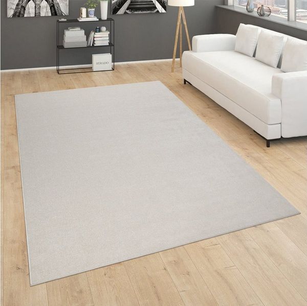 Paco Home Läufer Porto 890, rechteckig, Höhe: 13 mm, Teppich-Läufer, Kurzflor, Uni-Farben, ideal im Flur und Schlafzimmer