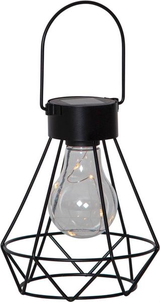 Eglo 48893 Solarleuchte Z_SOLAR schwarz LED 5X0,03W H:15. 5cm Ø13cm mit Schalter ein/aus
