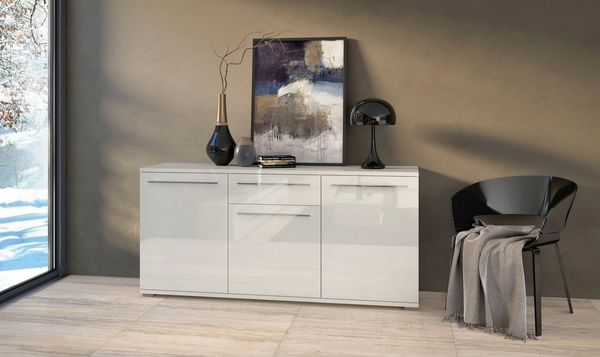 Places of Style Kommode Piano, Hochglanz UV lackiert, Soft-Close Funktion