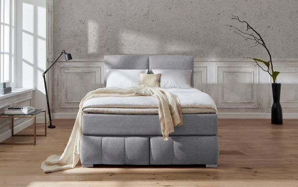 Guido Maria Kretschmer Home&Living Boxspringbett Wehma, inkl. Topper in 3 verschiedenen Matratzen, auch in Samtstoff