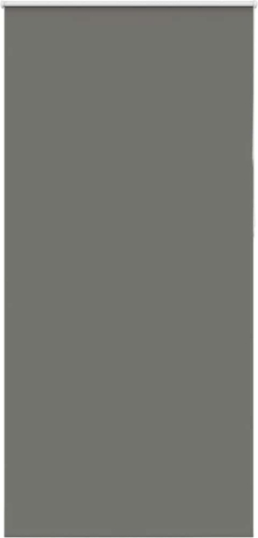 vidaXL Verdunkelungsrollo Grau 90x230 cm Stoffbreite 85,7 cm Polyester 4011204