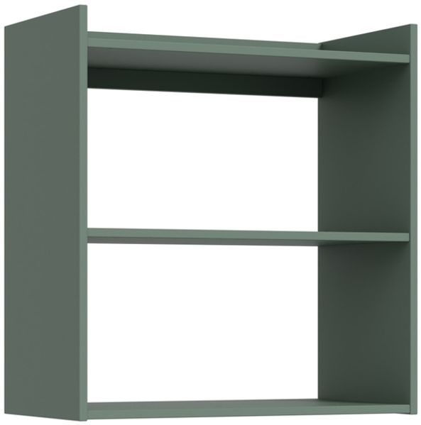 Wandregal >WHENUA< in Salbei - 64x67,9x33,3cm (BxHxT)