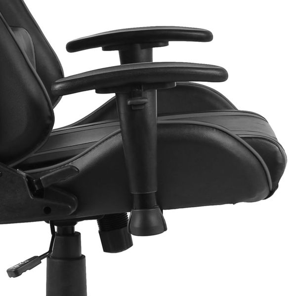 vidaXL Gaming-Stuhl Drehbar Grau PVC [20483] Bild 2