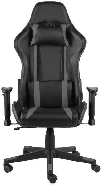 vidaXL Gaming-Stuhl Drehbar Grau PVC [20483] Bild 3