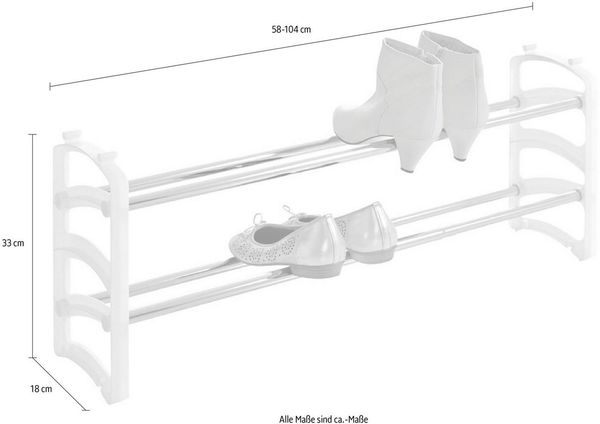 INOSIGN Schuhregal, 2 Stück