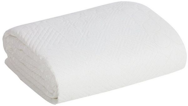 Design91 Bettüberwurf Zweiseitige Decke, dekorative Decke ganzjährige Sofadecke, einfarbige moderne Tagesdecke