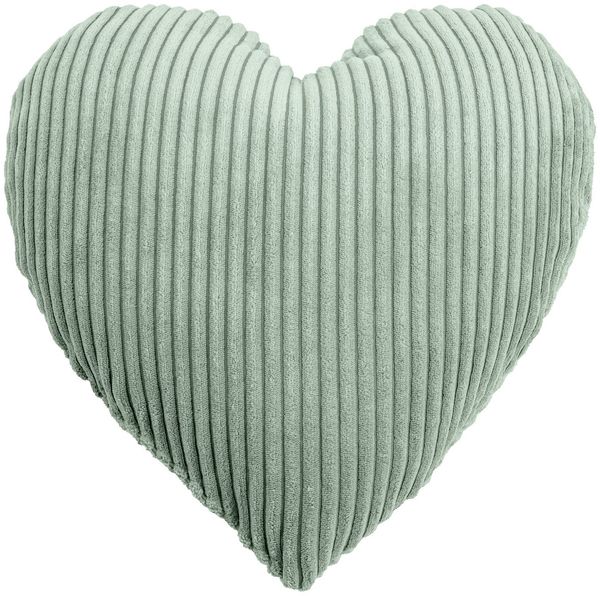 Magma Heimtex Dekokissen SHARA Herzkissen, Kuscheliges Herzkissen mit Cord-Charme Bild 2