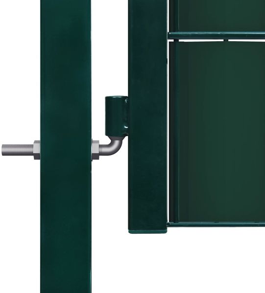 vidaXL Gartentor aus PVC und Stahl 100 x 164 cm Grün 145230 Bild 3