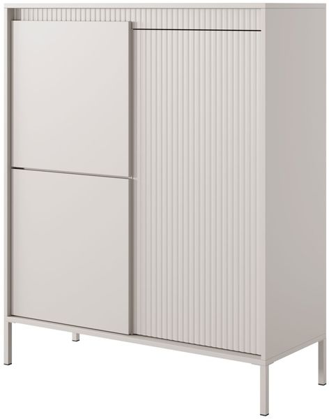 Schubladenkommode Kommode Dast 137x39,5x81cm beige Ausführung braun