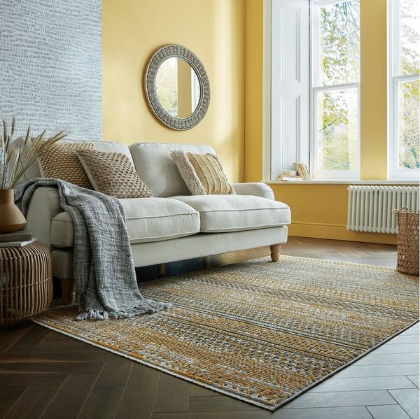 FLAIR RUGS Teppich Camino, rechteckig, Höhe: 8 mm, Flachgewebe, Skandi, Esszimmer, Wohnzimmer, Flur