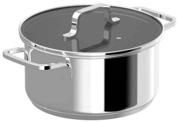 BergHOFF 1315079 3 l Edelstahl Edelstahl Edelstahl Keramik Elektro Gas Halogen Induktion Edelstahl