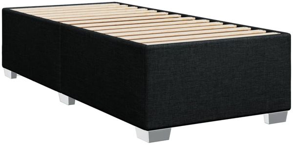 vidaXL Bettgestell ohne Matratze Schwarz 90x190 cm Stoff 3284438 Bild 3