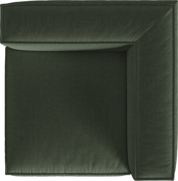 Micadoni Eckmodul Nuria 1-Sitzer Strukturierter Stoff Moßgrün Bild 4