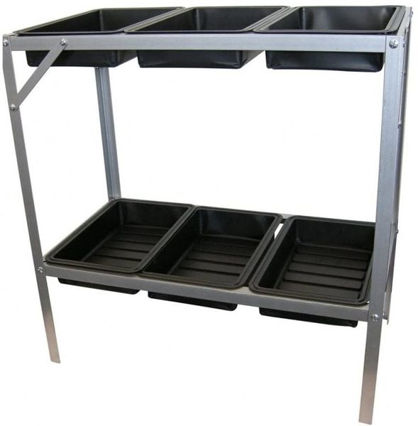 Nature Pflanztisch 77×40×77 cm Verzinkter Stahl 403677