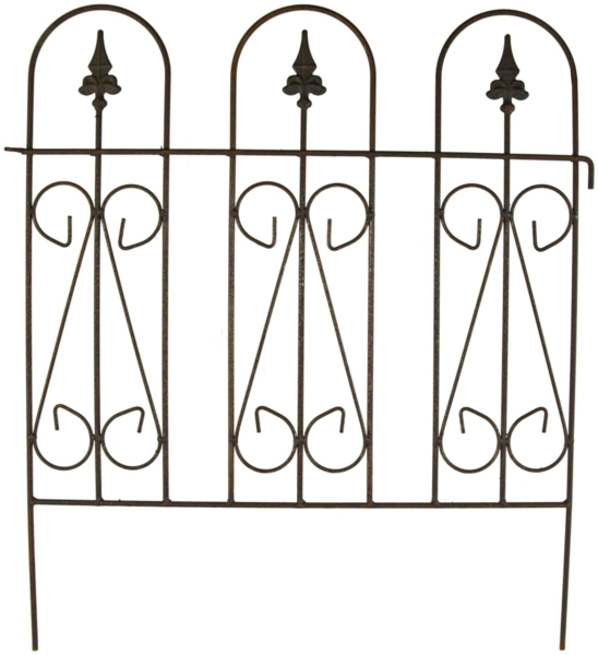Rankzaun / Steckzaun / Beetbegrenzung 3 Bögen ca. 65 cm - Gartendekoration
