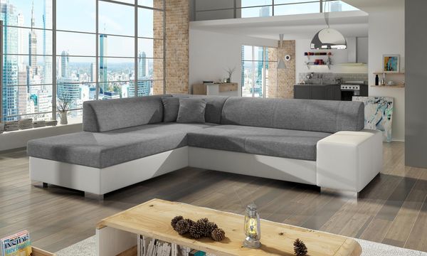 Wohnideebilder Porto Grau Ecksofas & Eckcouches P49