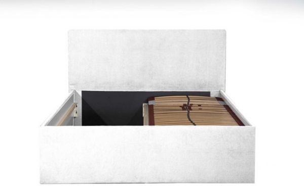 Halmon Schlafkomfort Betten Polsterbett Gent (Mit Stauraum unter der Liegefläche, erhältlich in 6 Größen und 8 attraktiven Farben mit oder ohne Matratze), Seitenhöhe 32 cm, inkl. Lattenrost bei Ausführung mit Matratze Bild 4