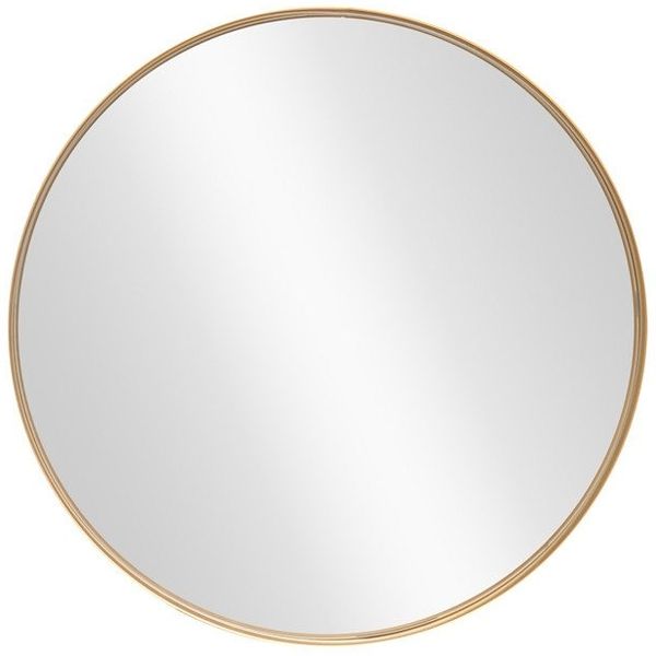 riess-ambiente Wandspiegel PORTRAIT 40cm gold – Metallrahmen, rund, Accessoire (Einzelartikel, 1-St), moderner Spiegel mit edlem Goldakzent – ideal für Flur oder Ankleide