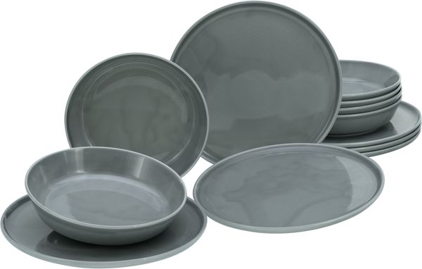 Chef Collection Grau, Tafelservice 12-tlg (mo)