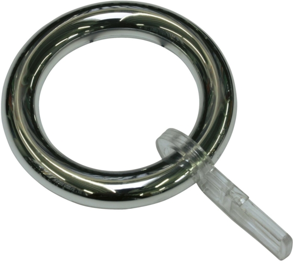 Gardinia Gardinenring inkl. Faltenlegehaken, innen Ø 40 mm, Breite 8 mm