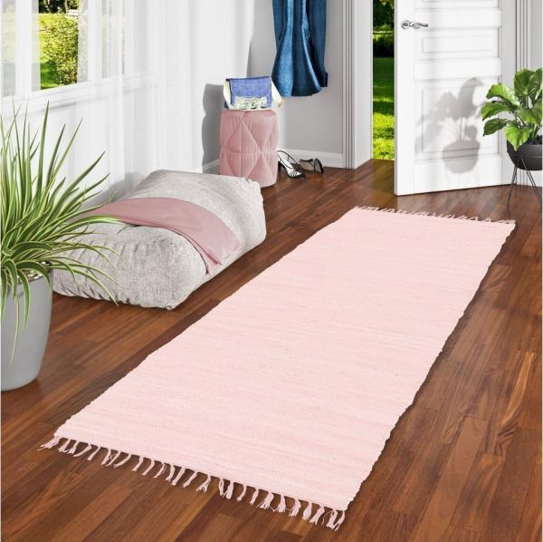 Pergamon Läufer Baumwolle Natur Teppich Läufer Jolly Cotton, Rechteckig, Höhe: 5 mm Bild 1