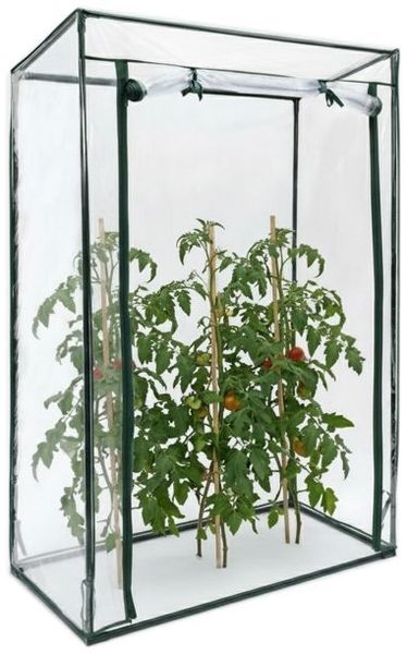 Relaxdays Gewächshaus für Tomaten mit Schrägdach