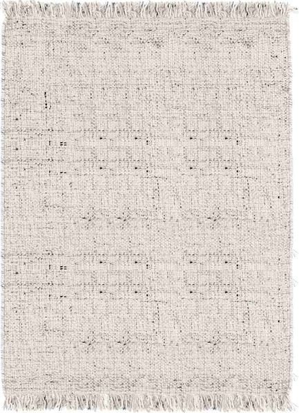 Teppich Nurisa aus Wolle, modern, Beige, 140x200 cm, pflegeleichtes Mischgewebe