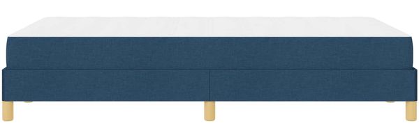 vidaXL Boxspringbett mit Matratze Blau 120 x 190 cm Stoff 3398555 Bild 7