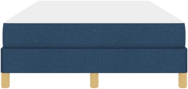vidaXL Boxspringbett mit Matratze Blau 120 x 190 cm Stoff 3398555 Bild 6