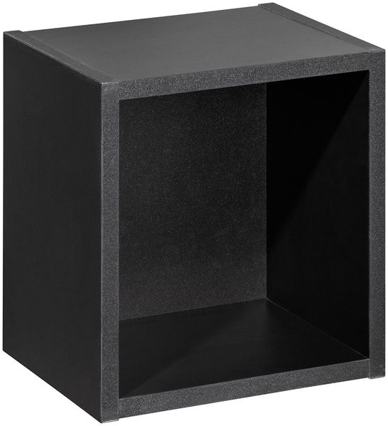 Badezimmer Regal 27x25 cm, schwarz, NEWPORT-56-BLACK