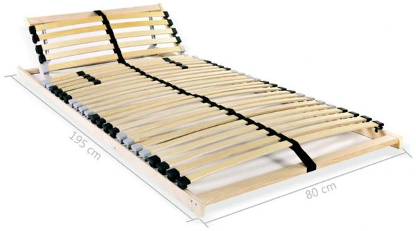 vidaXL Lattenrost mit 28 Latten 7 Zonen 80x200 cm 246450 Bild 7