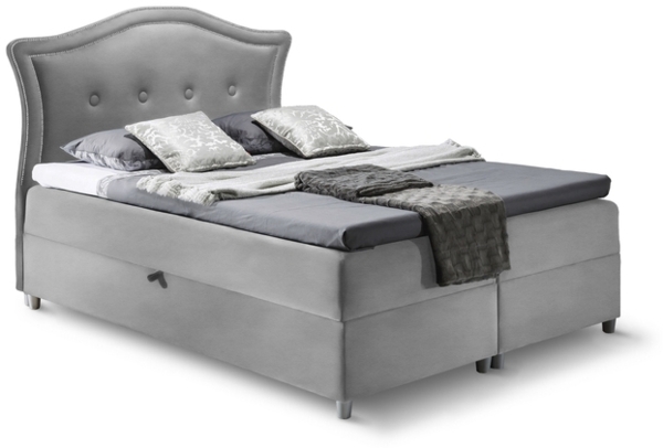 99rooms Marlon Boxspringbett Kunstleder 120x200 cm Rot Bild 2