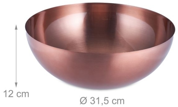 3 x Salatschüssel Edelstahl Ø 31,5 cm Bild 4