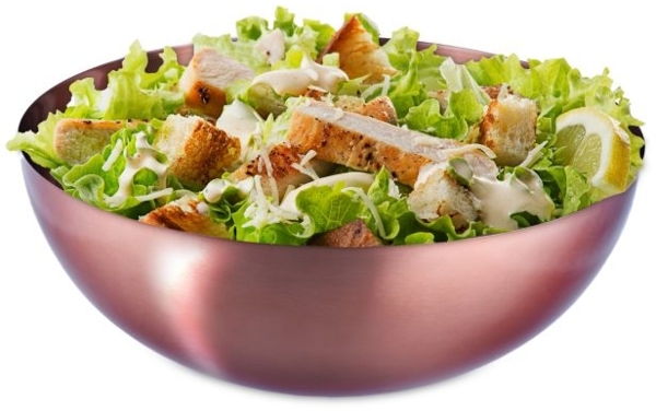 3 x Salatschüssel Edelstahl Ø 31,5 cm