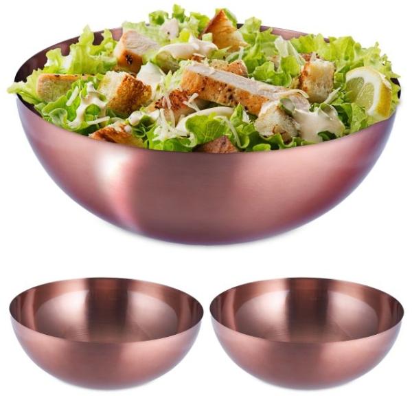 3 x Salatschüssel Edelstahl Ø 31,5 cm 10046449