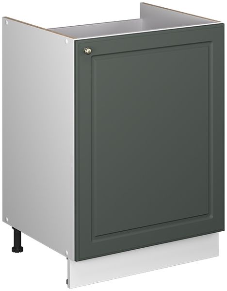 Spülenunterschrank Fame-Line Grün-Gold Landhaus/Weiß 60 cm Vicco