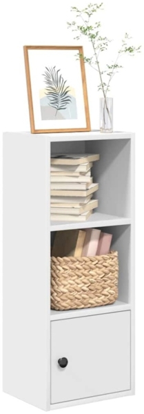 vidaXL Bücherregal Weiß 31x24x77 cm Holzwerkstoff 860328