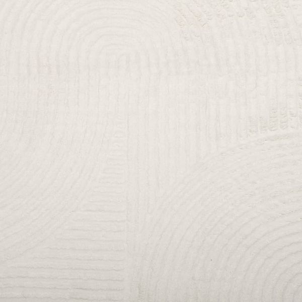 vidaXL Teppich IZA Kurzflor Skandinavischer Look Creme 140x200 cm 375441 Bild 9
