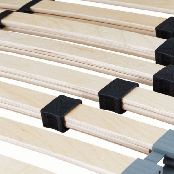 Ergonomisches Lattenrost 100x200, 7-Zonen Lattenrahmen Buche, 28 Federleisten, Kopfteil verstellbar, bis 150 kg, Made in Germany Bild 4