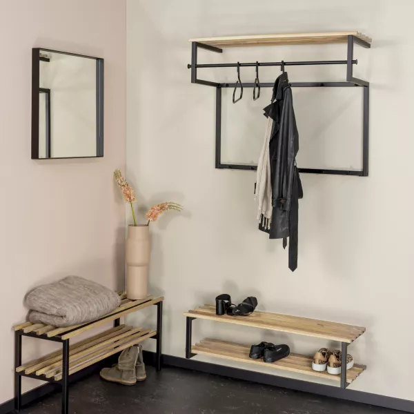 Spinder RIZZOLI XL Garderobenständer Eiche Stahl Skandinavisch Bild 5