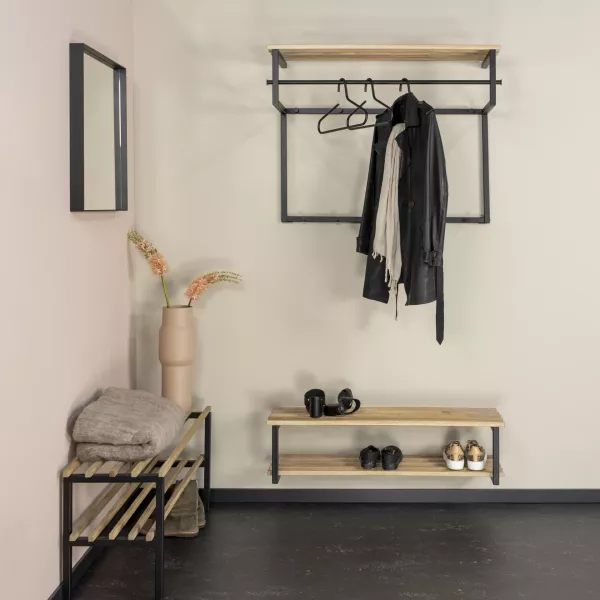 Spinder RIZZOLI XL Garderobenständer Eiche Stahl Skandinavisch Bild 4
