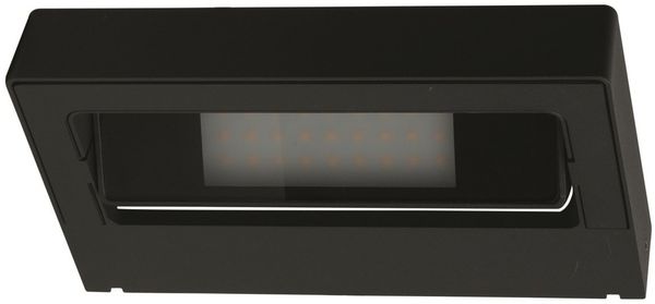 Heitronic 37425 LED Wandleuchte Cordoba anthrazit 3000K Lichtrichtung einstellbar